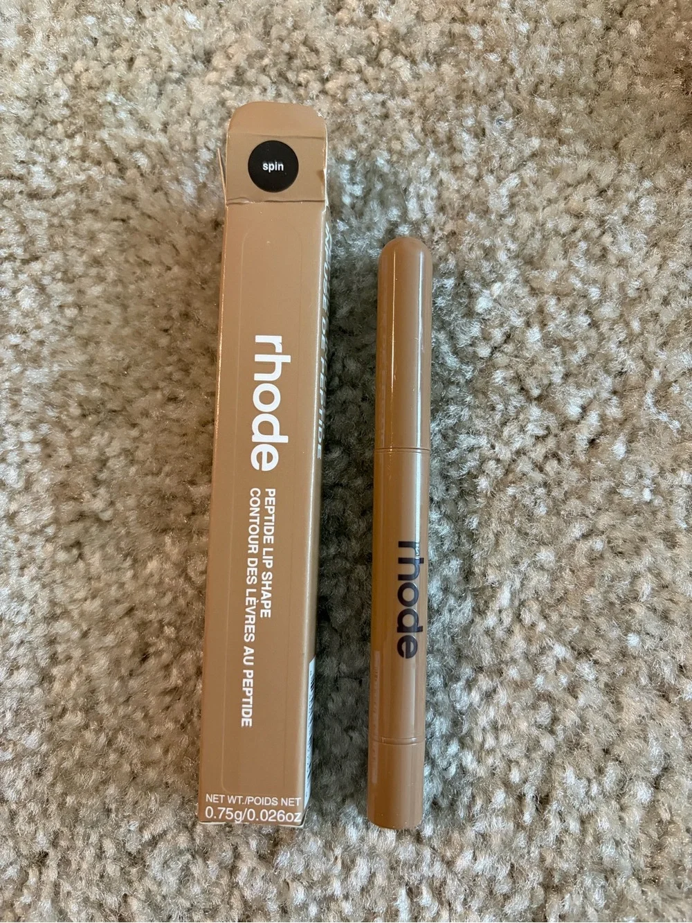 Rhode Peptide Lip Shape- Spin (NWT)
